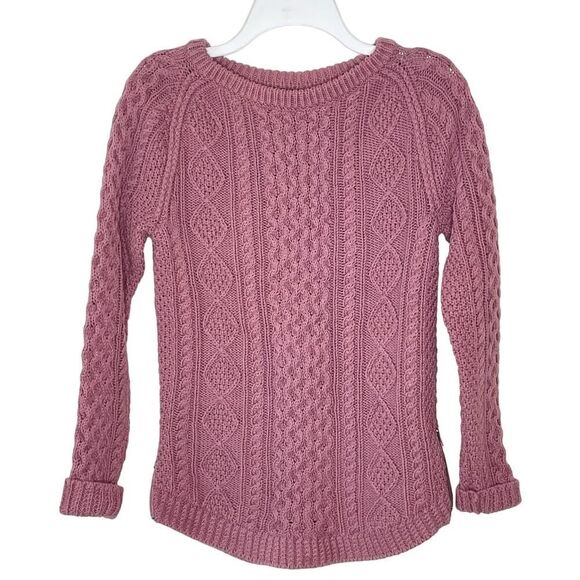 Women's L.L. Bean Signature Cotton Fisherman Knit Crewneck Sweater XXS #AK - Picture 2 of 11